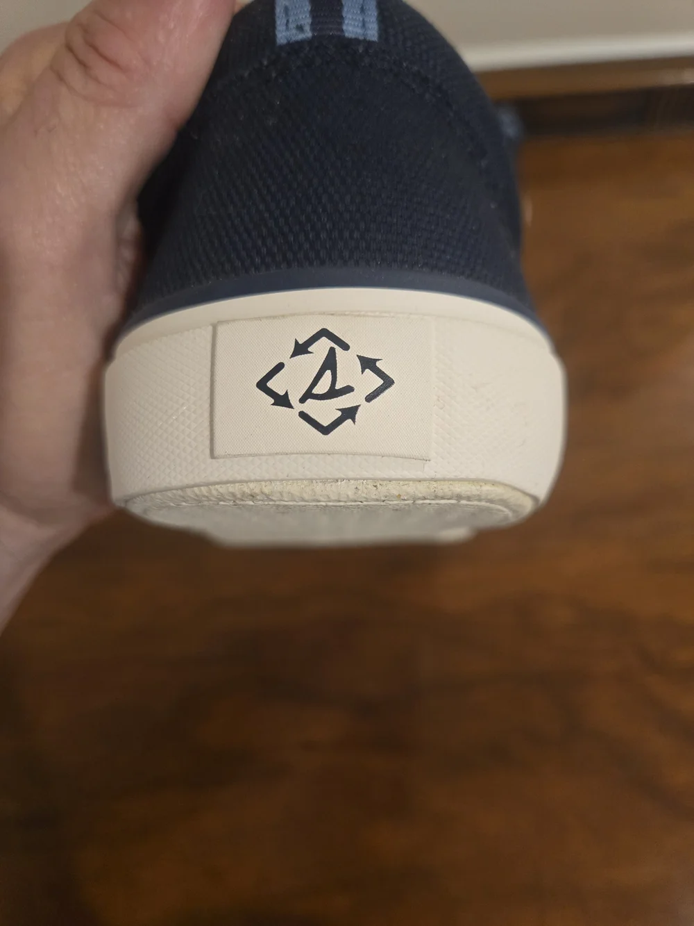 Sperry Men's Navy Canvas Boat Shoes with Light Blue Accents